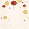 Chinese New Year Celebration Mockup Illustration – Festive Lunar New Year Vector